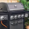 Barbacoa con Carro Grillstream Legacy 4B Híbrida Negra - Imagen 2