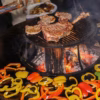 Asador Leña BONBIZA XL OPEN Acero Cortén. - Imagen 6