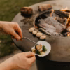 Asador Leña BONBIZA Acero Corten - Imagen 5