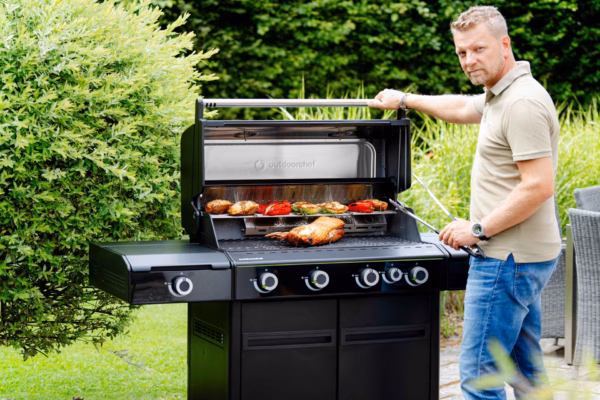Barbacoa Gas con Carro Heat X - 445 quemador trasero, Sizzle Zone y hornillo lateral. - Imagen 5