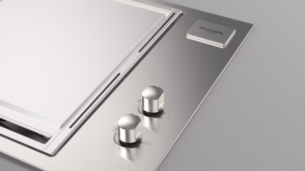 Barbacoa de Gas Encastrable FULGOR Milano 60 INOX con plancha Teppanyaki - Imagen 4