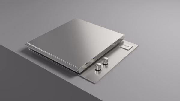 Barbacoa de Gas Encastrable FULGOR Milano 60 INOX con plancha Teppanyaki - Imagen 6