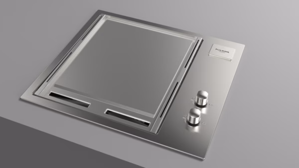 Barbacoa de Gas Encastrable FULGOR Milano 60 INOX con plancha Teppanyaki - Imagen 3