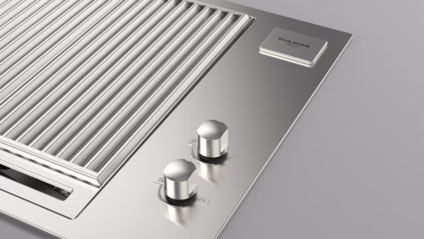 Barbacoa de Gas Encastrable FULGOR Milano 60 INOX con Grill - Imagen 4