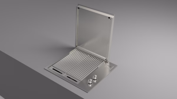 Tapa Baja para Barbacoa FULGOR Milano 60 INOX - Imagen 2