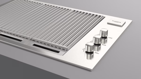 Barbacoa de Gas Encastrable FULGOR Milano 80 INOX - Imagen 5