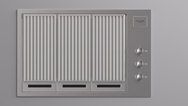 Barbacoa de Gas Encastrable FULGOR Milano 80 INOX - Imagen 2