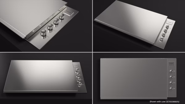 Barbacoa de Gas Encastrable FULGOR Milano 100 INOX con Plancha Teppanyaki - Imagen 6