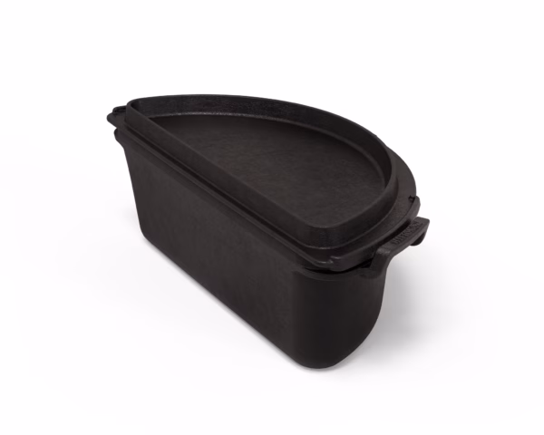 Cazuela de Hierro Fundido 9 LT. Media Luna SGS para LECHEF