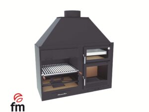 Barbacoa Leña y carbón Fusion 140 con horno.